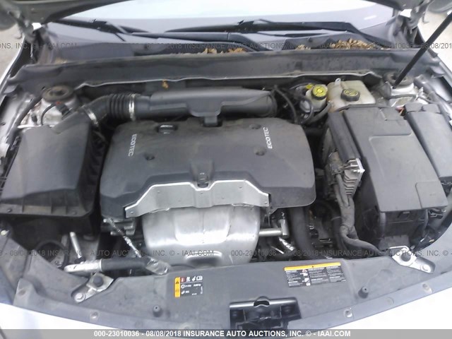 1G11H5SL4EF179593 - 2014 CHEVROLET MALIBU LTZ Gümüş foto 10