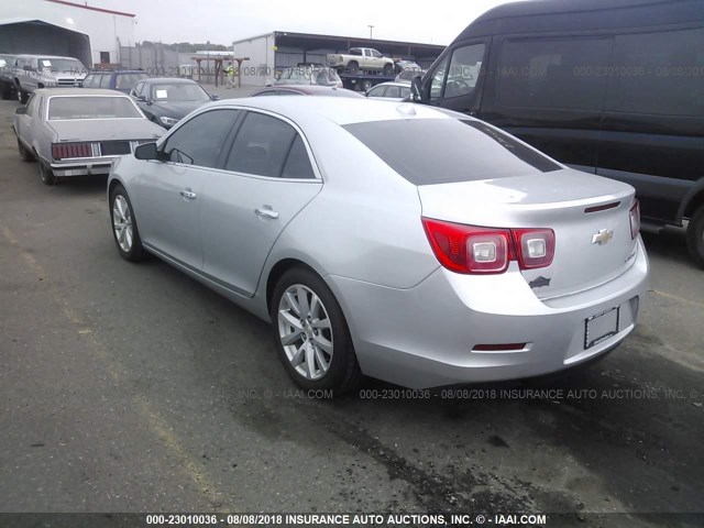 1G11H5SL4EF179593 - 2014 CHEVROLET MALIBU LTZ Gümüş foto 3