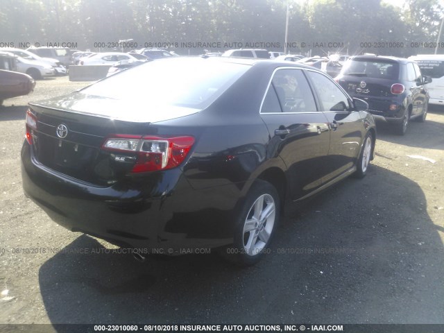 4T1BF1FK6EU842911 - 2014 TOYOTA CAMRY L/SE/LE/XLE 黑色 照片 4