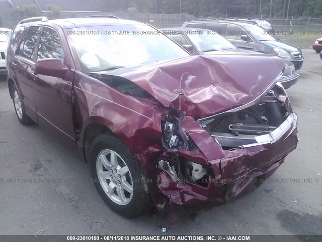 1GYEE637770148315 - 2007 CADILLAC SRX RED photo 6