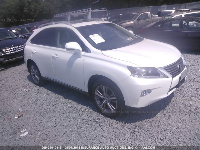 2T2BK1BAXFC316319 - 2015 LEXUS RX 350/BASE/F SPORT WHITE photo 1