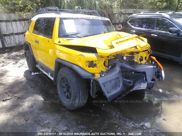 JTEZU11FX70003465 - 2007 TOYOTA FJ CRUISER YELLOW photo 1