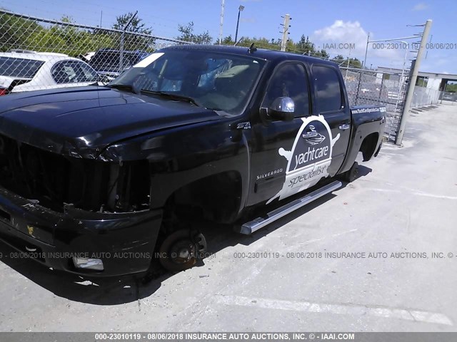 3GCPKTE38BG120625 - 2011 CHEVROLET SILVERADO K1500 LTZ BLACK photo 2