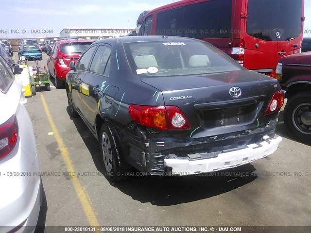 JTDBL40E599079077 - 2009 TOYOTA COROLLA LE/XLE GRAY photo 3