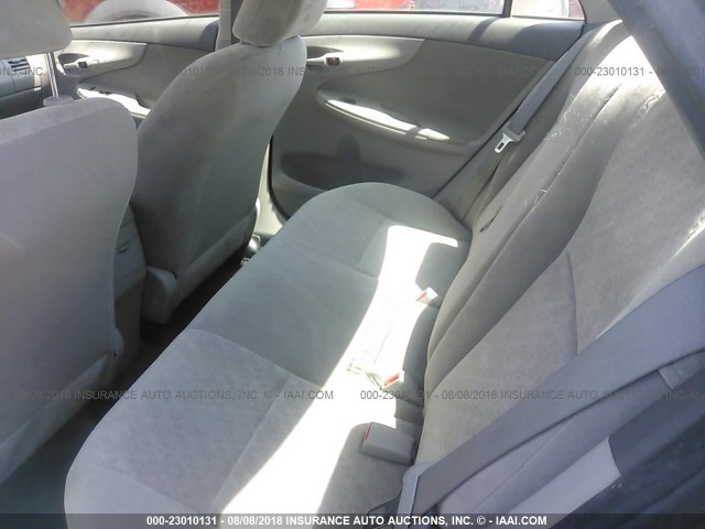 JTDBL40E599079077 - 2009 TOYOTA COROLLA LE/XLE GRAY photo 8