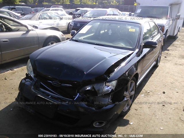 4S3BL856084215281 - 2008 SUBARU LEGACY 3.0R LIMITED BLACK photo 2