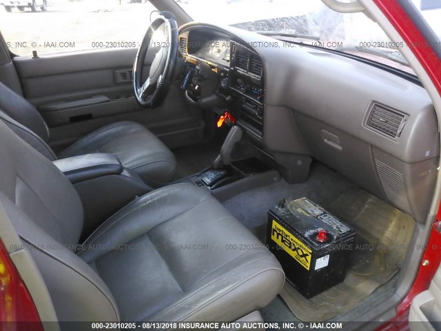 JT3VN39W0R0144794 - 1994 TOYOTA 4RUNNER VN39 SR5 红色 照片 5