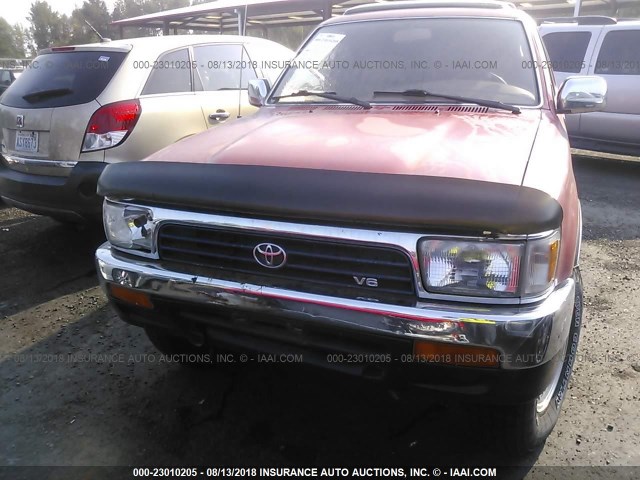 JT3VN39W0R0144794 - 1994 TOYOTA 4RUNNER VN39 SR5 红色 照片 6