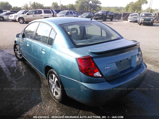 1G8AL54F55Z134457 - 2005 SATURN ION LEVEL 3 TURQUOISE photo 3
