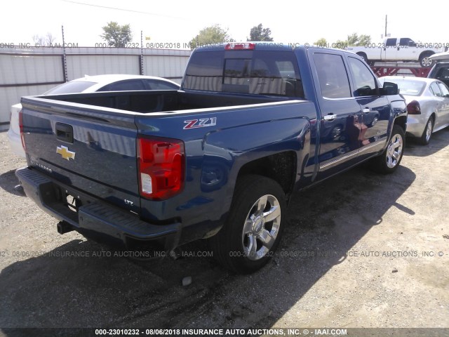 3GCUKSEC1HG267245 - 2017 CHEVROLET SILVERADO K1500 LTZ BLUE photo 4