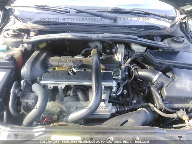 YV1SZ592651197445 - 2005 VOLVO XC70 BLACK photo 10