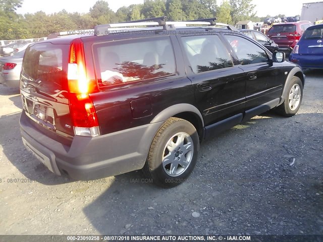 YV1SZ592651197445 - 2005 VOLVO XC70 BLACK photo 4