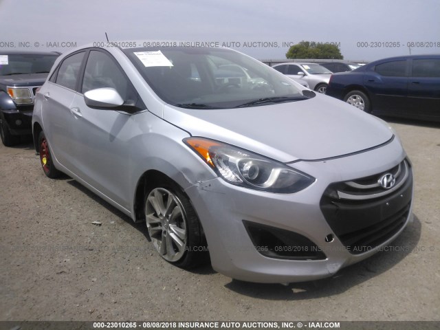 KMHD35LH8EU185191 - 2014 HYUNDAI ELANTRA GT SILVER photo 1