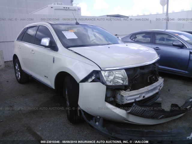 2LMDU68C48BJ00488 - 2008 LINCOLN MKX WHITE photo 1