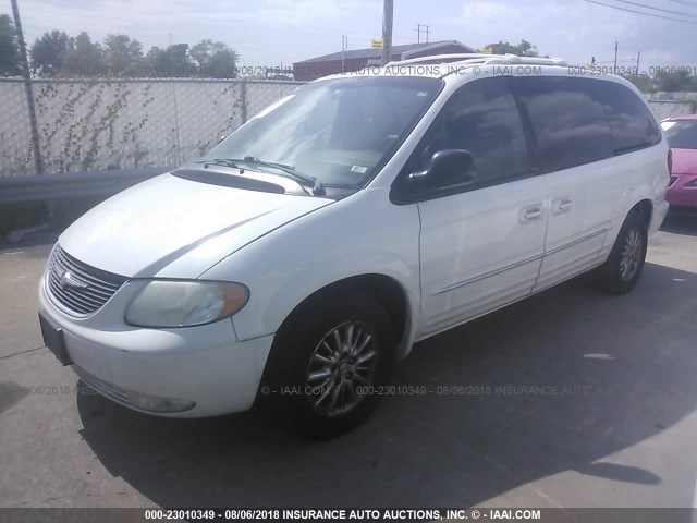 2C8GP64L83R245882 - 2003 CHRYSLER TOWN & COUNTRY LIMITED WHITE photo 2