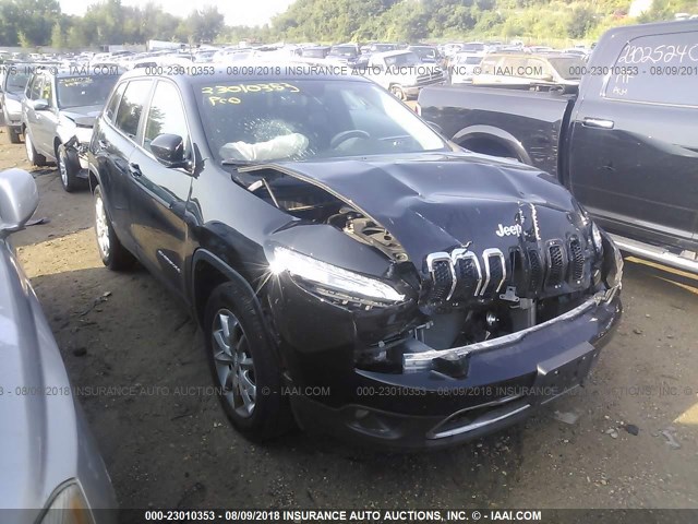 1C4PJMDB8JD528961 - 2018 JEEP CHEROKEE LIMITED BLACK photo 1