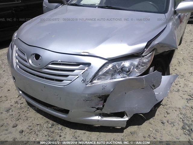 4T1BE46K47U051588 - 2007 TOYOTA CAMRY NEW GENERAT CE/LE/XLE/SE SILVER photo 6