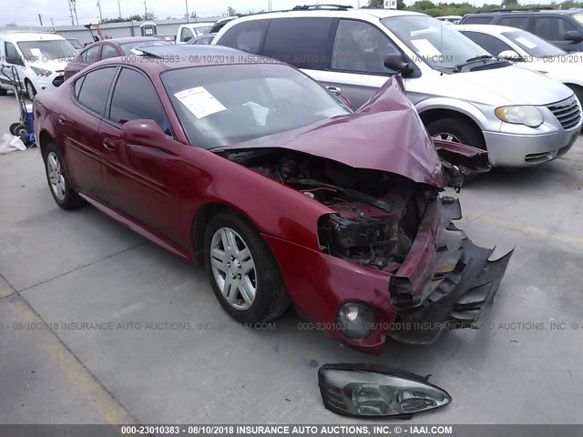 2G2WP552581117302 - 2008 PONTIAC GRAND PRIX RED photo 1