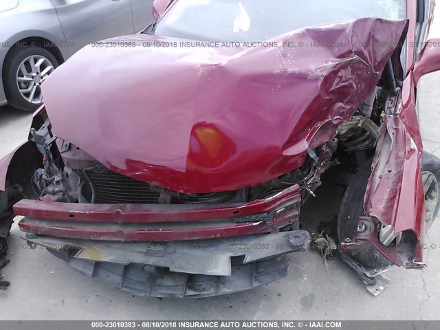 2G2WP552581117302 - 2008 PONTIAC GRAND PRIX RED photo 6