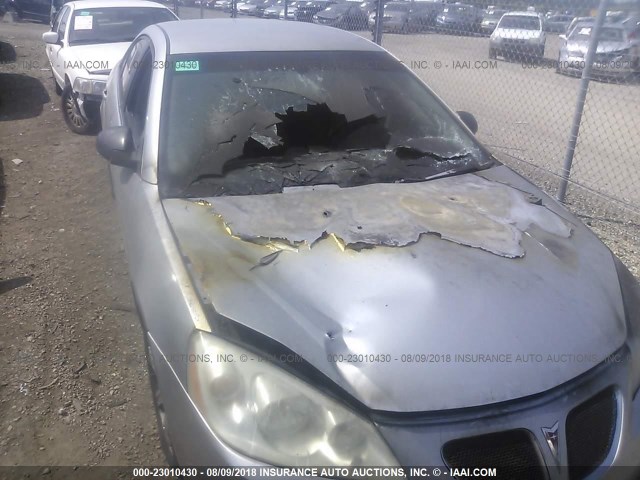 1G2ZG58N274220487 - 2007 PONTIAC G6 SE SILVER photo 6