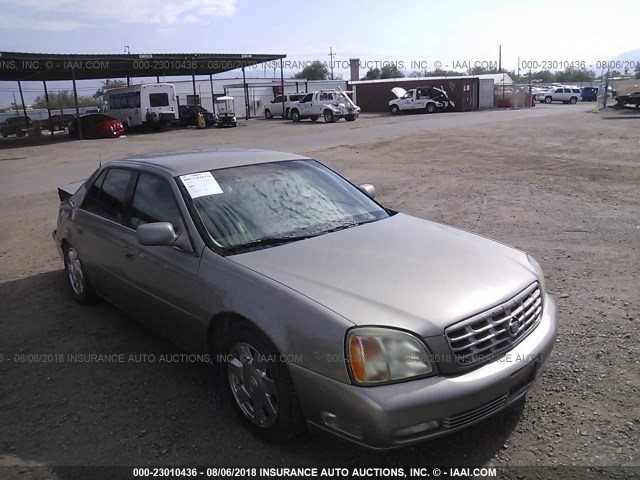 1G6KF57972U153546 - 2002 CADILLAC DEVILLE DTS RED photo 1