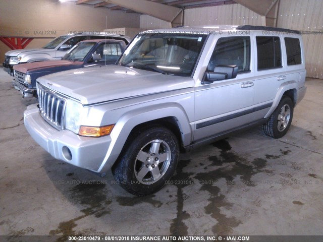 1J8HH48K39C550340 - 2009 JEEP COMMANDER SPORT ვერცხლისფერი ფოტო 2
