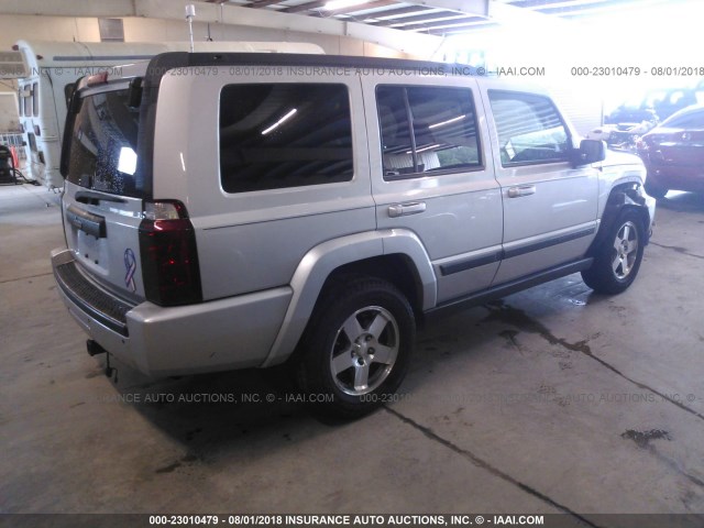 1J8HH48K39C550340 - 2009 JEEP COMMANDER SPORT ვერცხლისფერი ფოტო 4