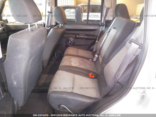 1J8HH48K39C550340 - 2009 JEEP COMMANDER SPORT ვერცხლისფერი ფოტო 8