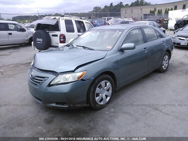 4T1BE46K57U581374 - 2007 TOYOTA CAMRY NEW GENERAT CE/LE/XLE/SE Light Blue photo 2