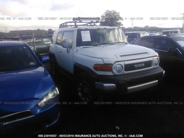 JTEBU4BF6CK143741 - 2012 TOYOTA FJ CRUISER WHITE photo 1