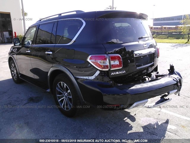 JN8AY2ND5JX002506 - 2018 NISSAN ARMADA SV/SL/PLATINUM BLACK photo 3