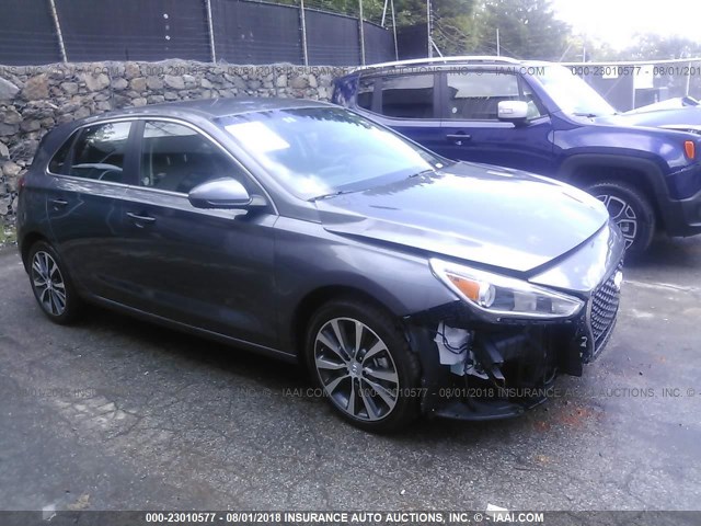 KMHH35LE1JU033058 - 2018 HYUNDAI ELANTRA GT GRAY photo 1