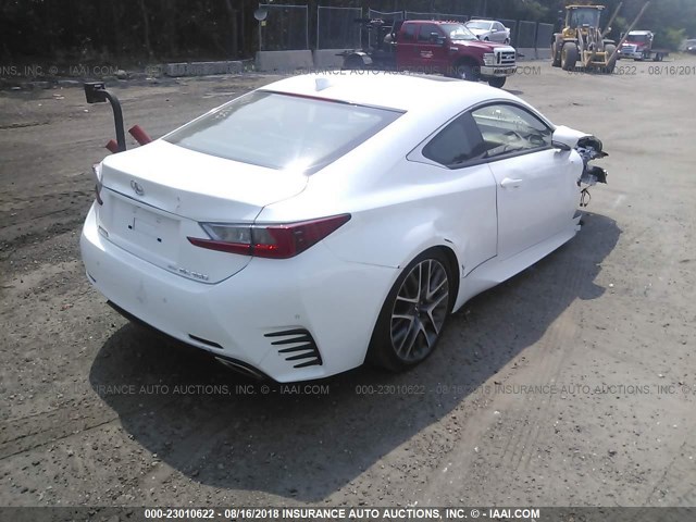 JTHSE5BC2F5003815 - 2015 LEXUS RC 350 WHITE photo 4