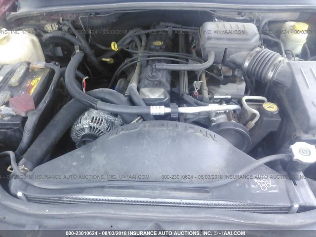 1J4GW48S54C393776 - 2004 JEEP GRAND CHEROKEE LAREDO/COLUMBIA/FREEDOM 红色 照片 10