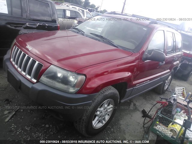 1J4GW48S54C393776 - 2004 JEEP GRAND CHEROKEE LAREDO/COLUMBIA/FREEDOM 红色 照片 2