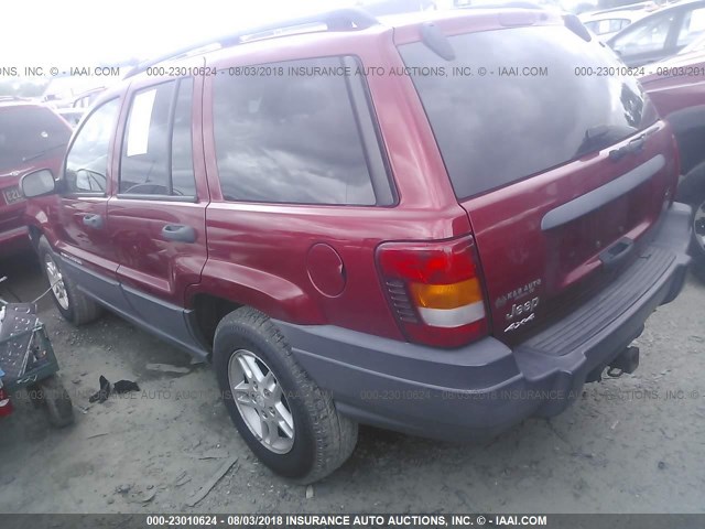 1J4GW48S54C393776 - 2004 JEEP GRAND CHEROKEE LAREDO/COLUMBIA/FREEDOM 红色 照片 3