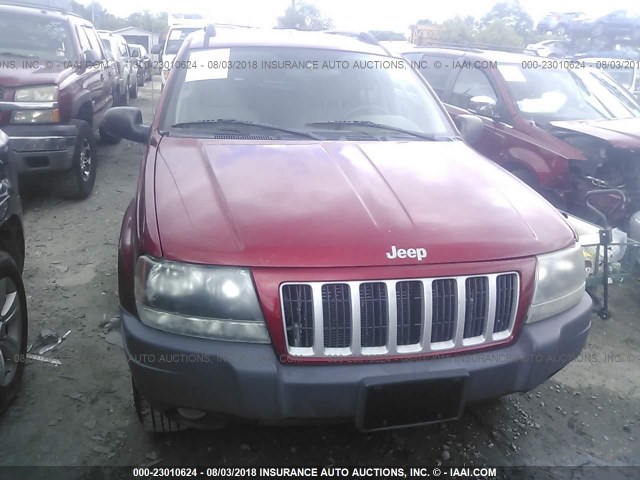 1J4GW48S54C393776 - 2004 JEEP GRAND CHEROKEE LAREDO/COLUMBIA/FREEDOM 红色 照片 6