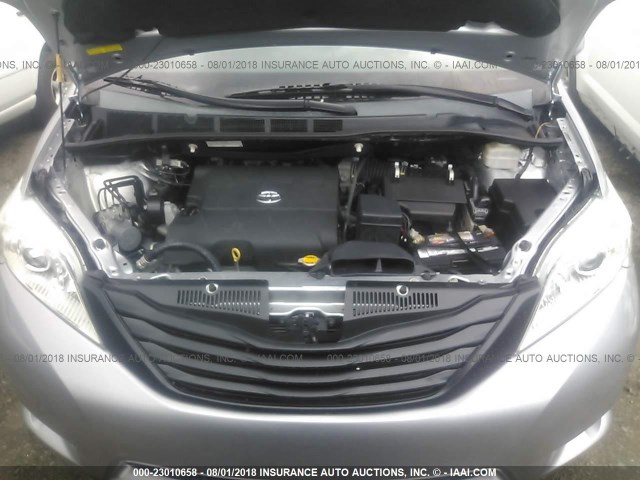 5TDKK3DC6FS601671 - 2015 TOYOTA SIENNA LE Dəniz mavisi foto 10