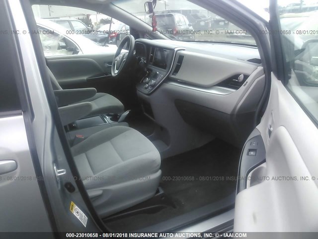 5TDKK3DC6FS601671 - 2015 TOYOTA SIENNA LE Dəniz mavisi foto 5