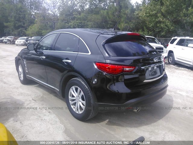 JN8CS1MU4HM143794 - 2017 INFINITI QX70 BLACK photo 3