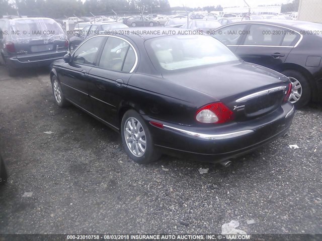 SAJEA51D63XD42764 - 2003 JAGUAR X-TYPE 2.5 BLACK photo 3