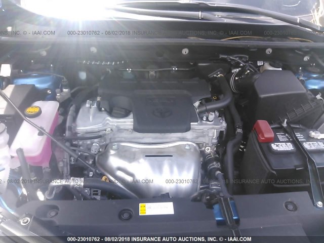 2T3RFREV5JW801812 - 2018 TOYOTA RAV4 ADVENTURE/XLE BLUE photo 10