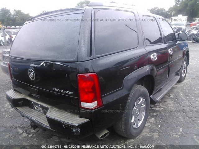1GYEK63NX4R205458 - 2004 CADILLAC ESCALADE LUXURY Schwarz Foto 4