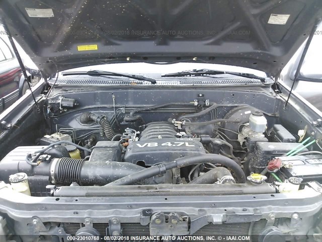 5TBET34176S552143 - 2006 TOYOTA TUNDRA DOUBLE CAB SR5 BLACK photo 10