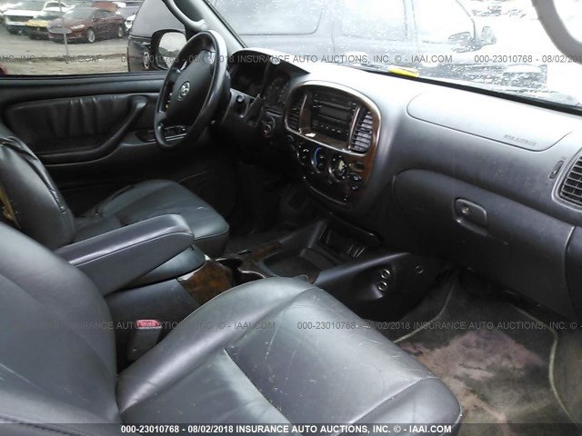 5TBET34176S552143 - 2006 TOYOTA TUNDRA DOUBLE CAB SR5 BLACK photo 5