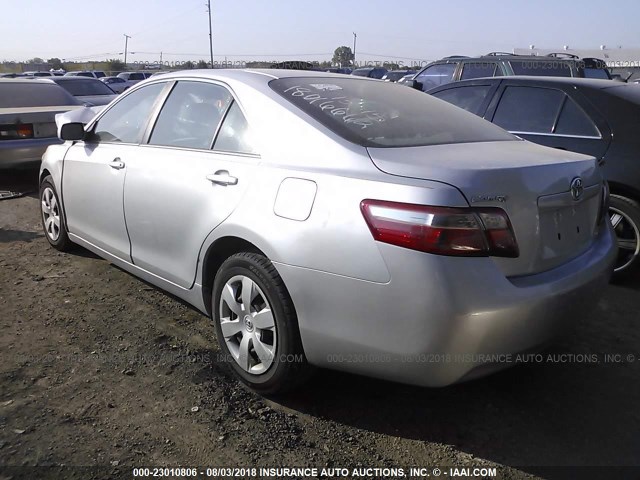 4T1BE46K87U064568 - 2007 TOYOTA CAMRY NEW GENERAT CE/LE/XLE/SE SILVER photo 3