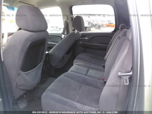 3GNEC12008G141505 - 2008 CHEVROLET AVALANCHE C1500 GRAY photo 8