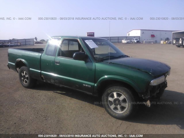 1GCCS1955YK240897 - 2000 CHEVROLET S TRUCK S10 GREEN photo 1