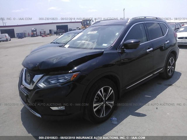 5N1AT2MT8HC882925 - 2017 NISSAN ROGUE S/SL BLACK photo 2