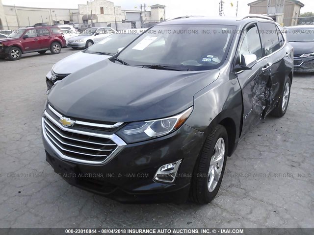 3GNAXMEV0JS606928 - 2018 CHEVROLET EQUINOX PREMIER GRAY photo 2